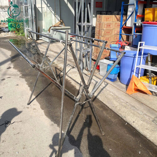 Giàn Phơi Inox Cũ Dạng Đôi Phơi Đồ Rộng Rãi 3 gian phoi inox cu dang doi phoi do rong rai 1
