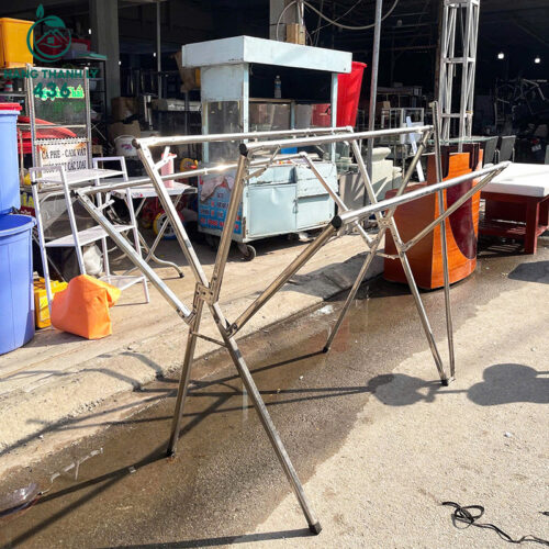 Giàn Phơi Inox Cũ Dạng Đôi Phơi Đồ Rộng Rãi 2 gian phoi inox cu dang doi phoi do rong rai 3