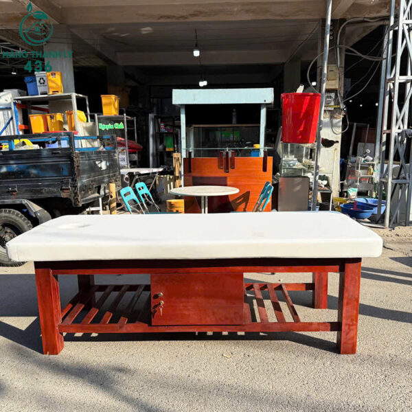 giuong massage cu 2mx80cmx70cm co tu duoi tien luu tru 2