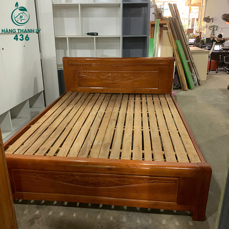 Giường Ngủ Cũ 1M6X2M Chạm Khắc Hoa Văn Đầu Giường Tinh Tế giuong-ngu-cu-1m6x2m-cham-khac-hoa-van-dau-giuong-tinh-te-2 Giường Ngủ Cũ 1M6X2M Chạm Khắc Hoa Văn Đầu Giường Tinh Tế