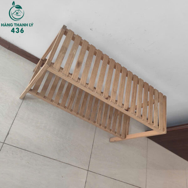 ke giay dep go cu 2 tang dang nan thong thoang