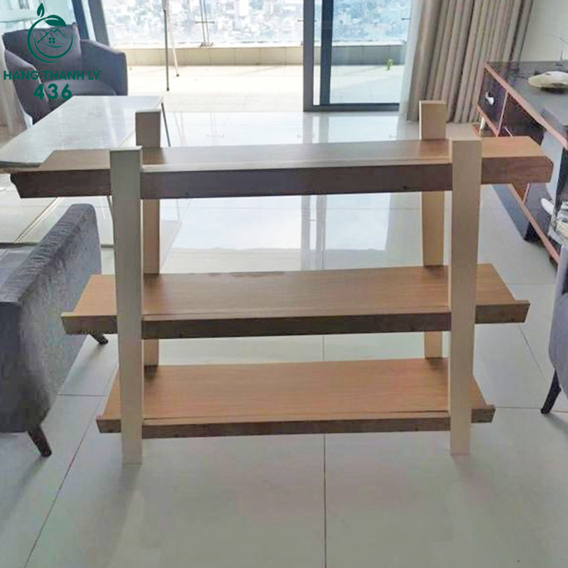 Kệ Trưng Bày Cũ 3 Tầng Màu Vân Gỗ Phối Trắng ke-trung-bay-cu-3-tang-mau-van-go-phoi-trang-1 Kệ Trưng Bày Cũ 3 Tầng Màu Vân Gỗ Phối Trắng