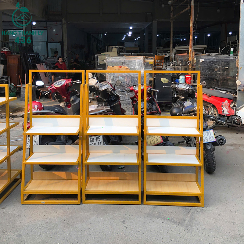 Kệ Trưng Bày Cũ 60CMX30CMX1M35 Khung Sắt Sơn Vàng ke-trung-bay-cu-60cmx30cmx1m35-khung-sat-son-vang-1 Kệ Trưng Bày Cũ 60CMX30CMX1M35 Khung Sắt Sơn Vàng