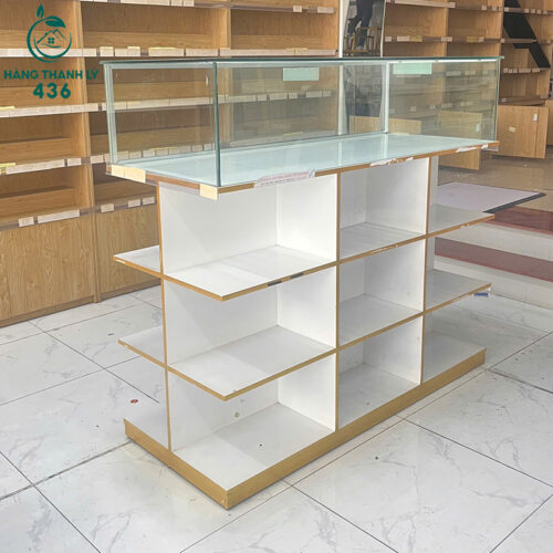 Kệ Trưng Bày Cũ Có Kính Mặt Trên