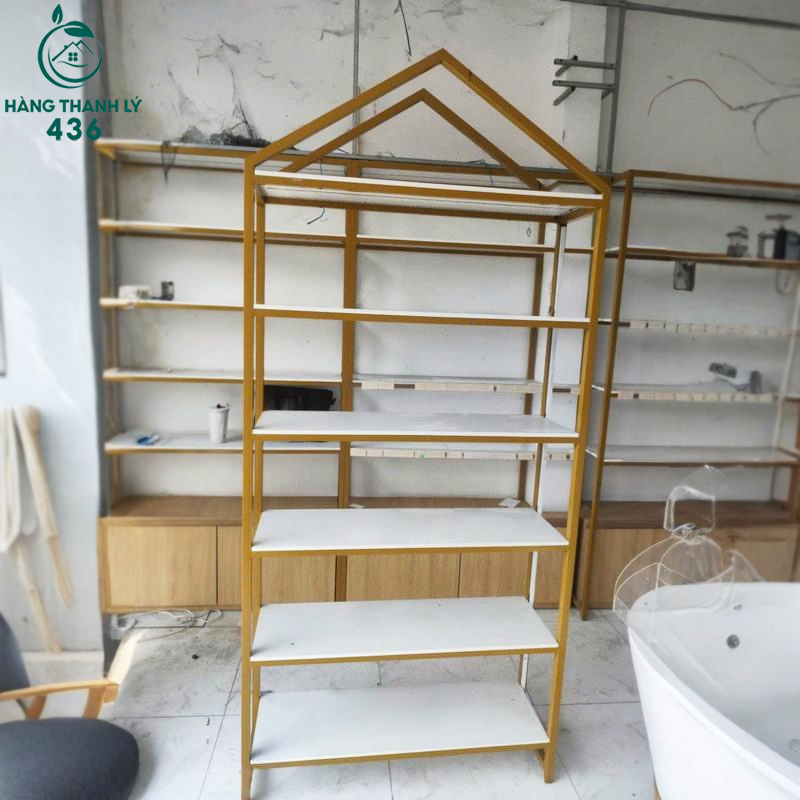 Kệ Trưng Bày Khung Sắt Cũ Dạng Mái Nhà Gọn Đẹp ke-trung-bay-khung-sat-cu-dang-mai-nha-gon-dep-3 Kệ Trưng Bày Khung Sắt Cũ Dạng Mái Nhà Gọn Đẹp
