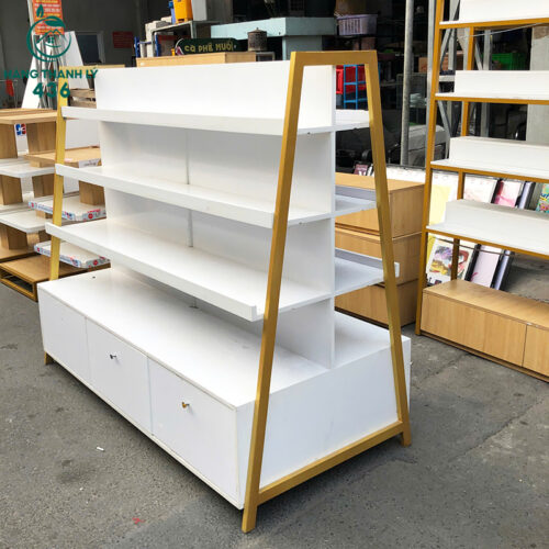 ke trung bay my pham cu khung sat son vang sang 1