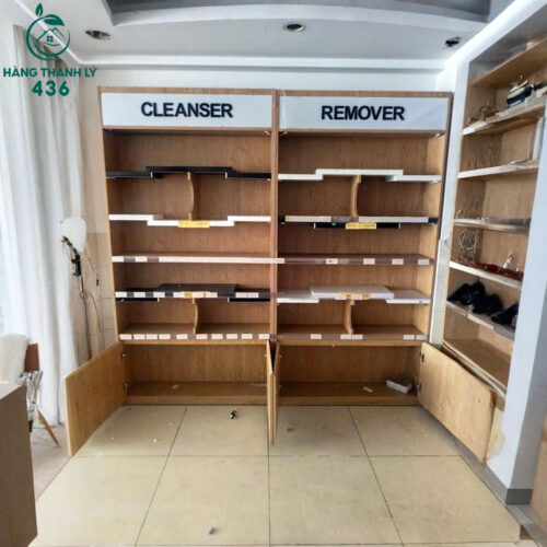 ke trung bay my pham cu nhieu tang gon gang 1