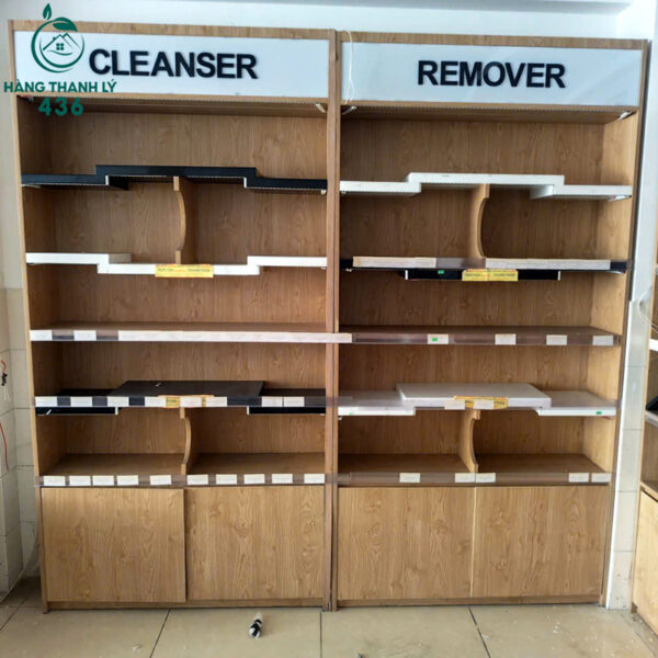 ke trung bay my pham cu nhieu tang gon gang 2