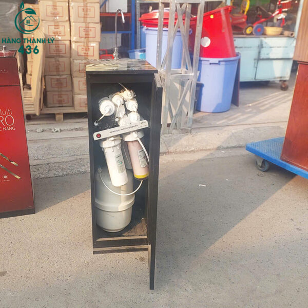 Máy Lọc Nước Asanzo Cũ Màu Đỏ Thiết Kế Hoa Văn Đẹp