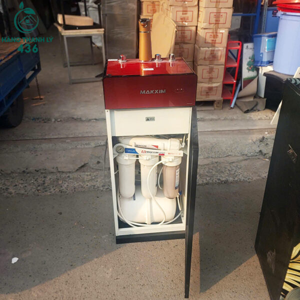 Máy Lọc Nước Cũ Makxim RO Màu Đỏ Có Nóng Lạnh