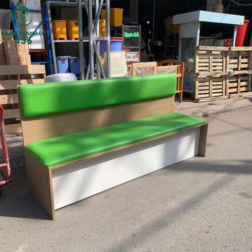 sofa bang cu boc nem xanh phu hop quan cafe 1