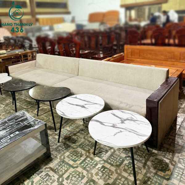 sofa bang cu boc vai mau kem dem day lung tua em 2