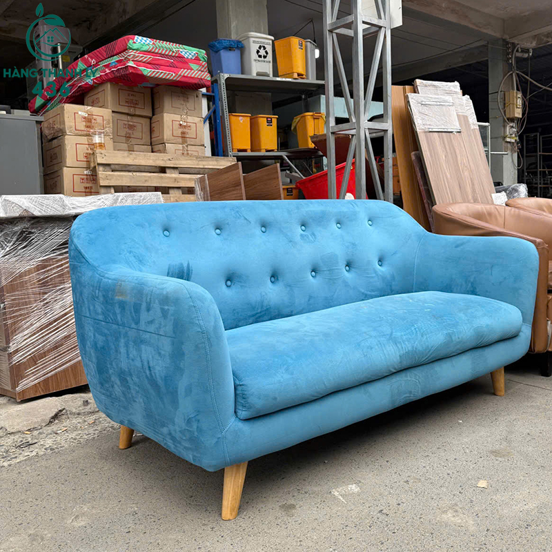 Sofa Băng Cũ Bọc Vải Nhung Xanh Êm Ái sofa-bang-cu-boc-vai-nhung-xanh-em-ai-1 Sofa Băng Cũ Bọc Vải Nhung Xanh Êm Ái