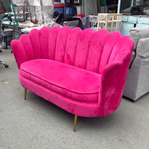 sofa bang cu hinh vo so boc nhung mau hong 1