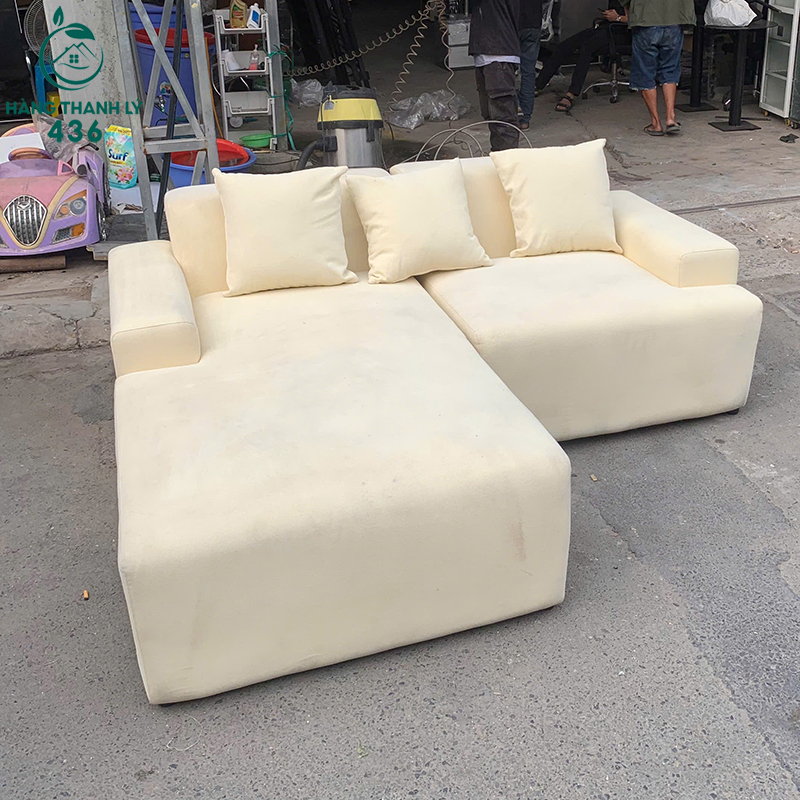 Sofa Góc L Cũ Màu Kem Bọc Đệm sofa-goc-l-cu-mau-kem-boc-dem-2 Sofa Góc L Cũ Màu Kem Bọc Đệm