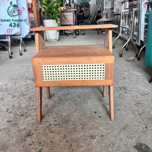 Tab Đầu Giường Gỗ Cũ Có Ngăn Kéo Tiện Dùng