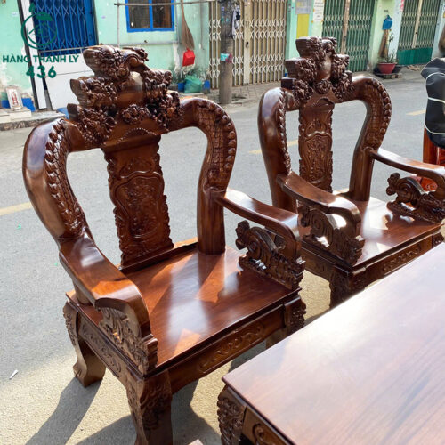 thanh ly bo ban ghe go tram tay 12 cham rong noi moi 99 3