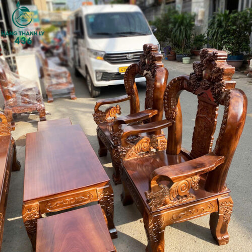 thanh ly bo ban ghe go tram tay 12 cham rong noi moi 99 6