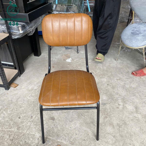 thanh ly ghe cafe boc da nau chi soc moi 99