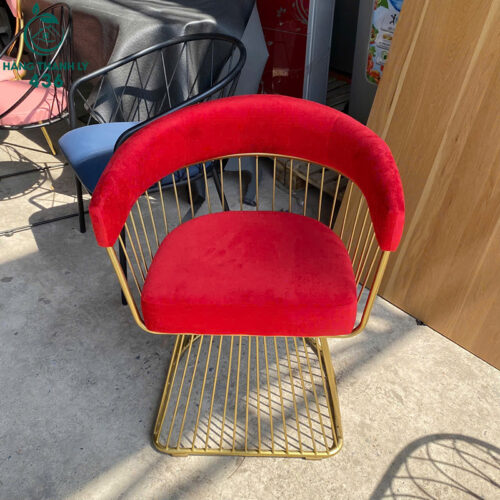 thanh ly ghe cafe khung kim loai nem do moi 99 nhieu mau 1