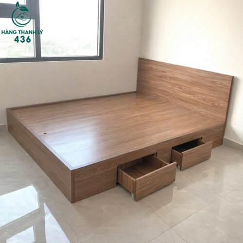 thanh ly giuong go co ngan keo moi 99 1