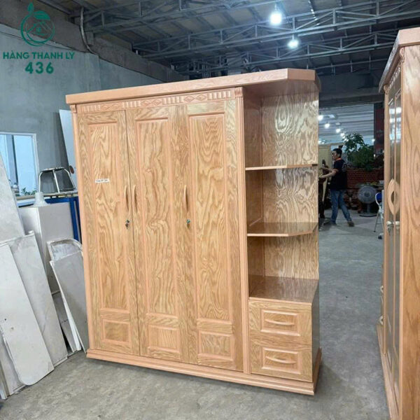 thanh ly tu quan ao go soi ket hop ke goc tien loi moi 99 3