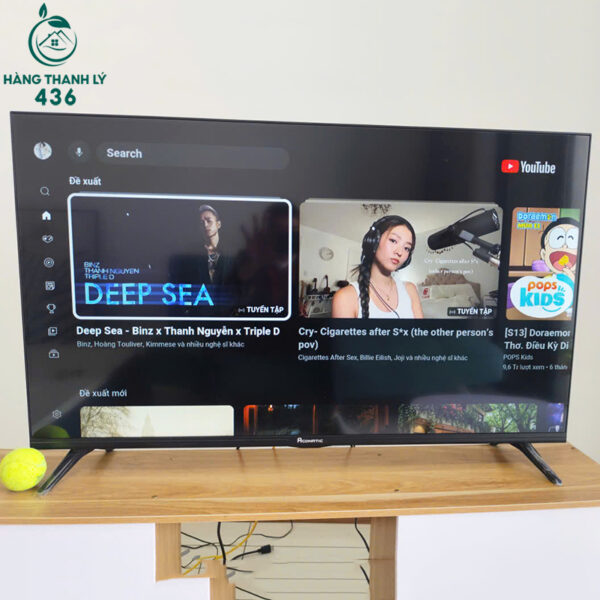 tivi led aconatic 43 inch cu man hinh full hd sac net 1