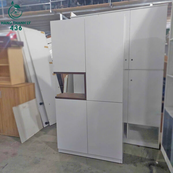 tu dung do cu 1mx2mx30cm 2 canh mau trang 2