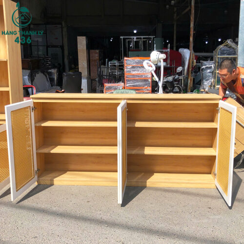 tu giay dep cu 2mx1mx30cm canh may dan tre thoang khi 2