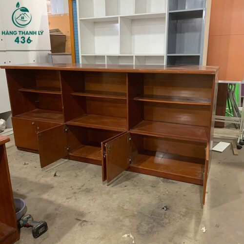 Tủ Hồ Sơ Cũ Gỗ 2M45X1M1 Lưu Trữ Tài Liệu