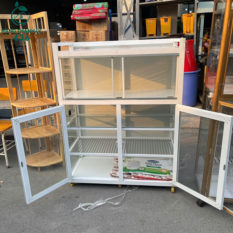 Tủ Kính Trưng Bày Cũ 2 Tầng Có Bánh Xe tu-kinh-trung-bay-cu-2-tang-co-banh-xe-2 Tủ Kính Trưng Bày Cũ 2 Tầng Có Bánh Xe