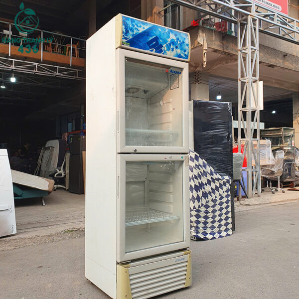 Tủ Mát Cũ Alaska LC-643DB Thiết Kế 2 Cánh Trên Dưới
