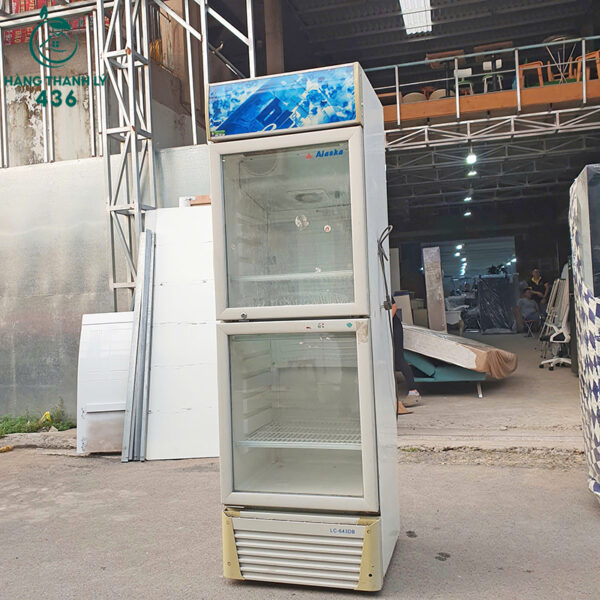 Tủ Mát Cũ Alaska LC-643DB Thiết Kế 2 Cánh Trên Dưới