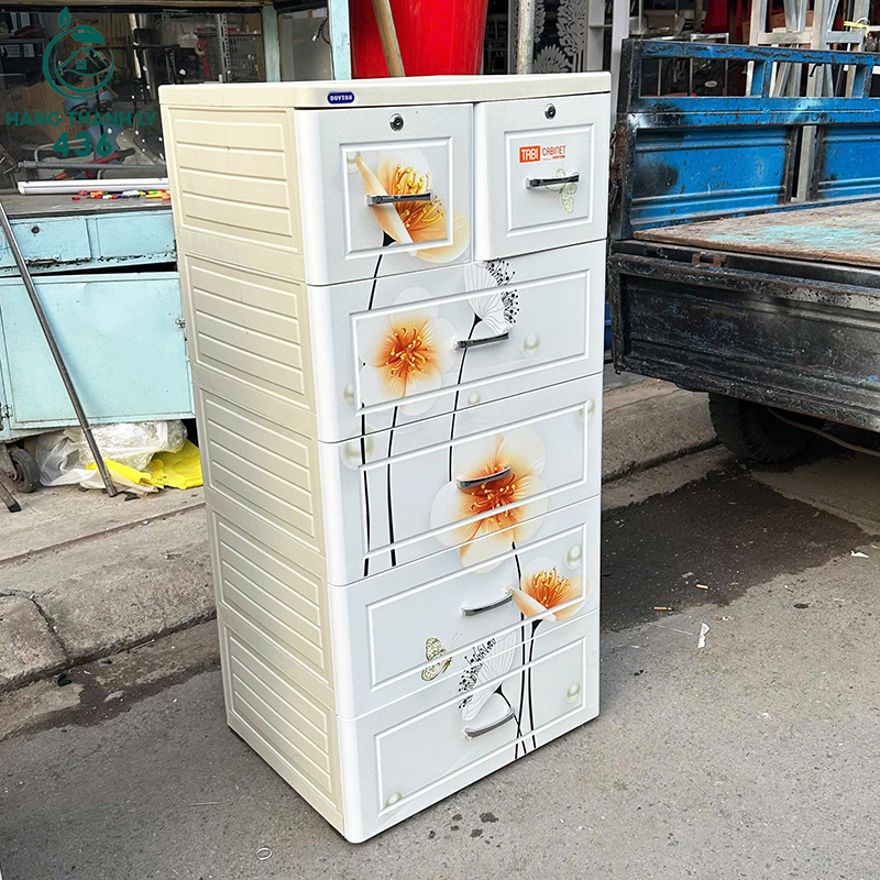 Tủ Nhựa Duy Tân Cũ 6 Ngăn Kéo In Hoa Trang Trí tu-nhua-duy-tan-cu-5-ngan-keo-in-hoa-trang-tri-1 Tủ Nhựa Duy Tân Cũ 6 Ngăn Kéo In Hoa Trang Trí
