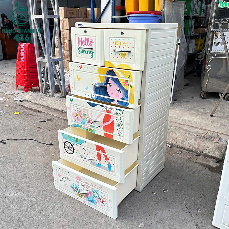 Tủ Nhựa Duy Tân Cũ 6 Ngăn Kéo In Hình Dễ Thương tu-nhua-duy-tan-cu-6-ngan-keo-in-hinh-de-thuong-1 Tủ Nhựa Duy Tân Cũ 6 Ngăn Kéo In Hình Dễ Thương