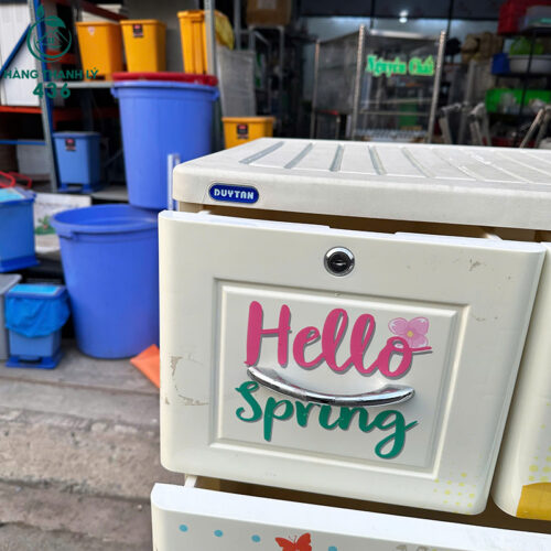 Tủ Nhựa Duy Tân Cũ 6 Ngăn Kéo In Hình Dễ Thương 3 tu nhua duy tan cu 6 ngan keo in hinh de thuong 3