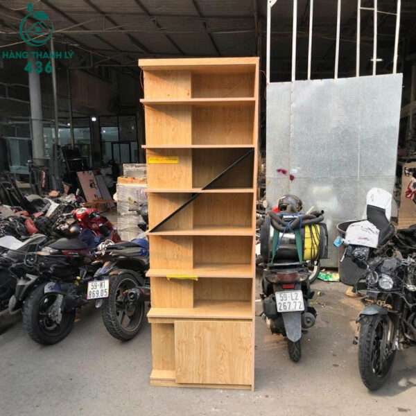 tu-trung-bay-cu-73cmx28cmx2m2-nhieu-tang-ke-mo (2) Tủ Trưng Bày Cũ 73CMX28CMX2M2 Nhiều Tầng Kệ Mở