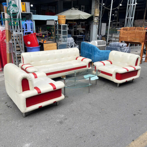 bo sofa cu boc da mau kem phoi do 8