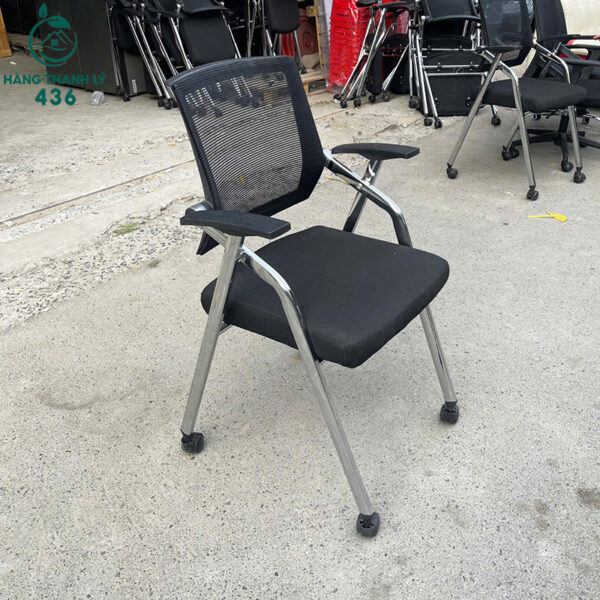 ghe van phong cu lung luoi co banh xe 1