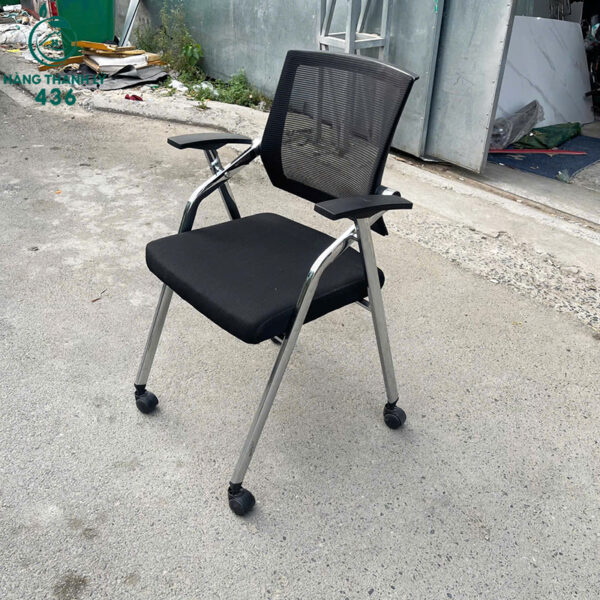 ghe van phong cu lung luoi co banh xe 2