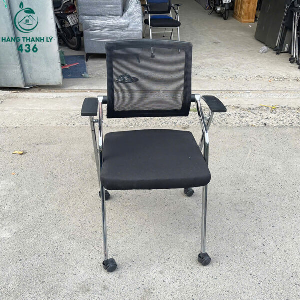 ghe van phong cu lung luoi co banh xe 3