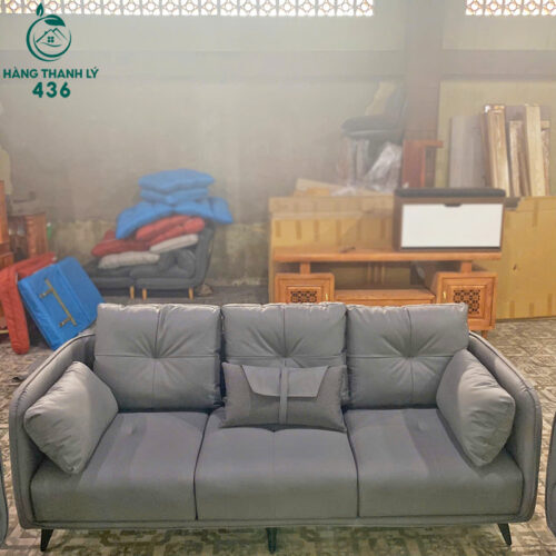thanh ly bo sofa 3 mon mau xam sang trong moi 99 2