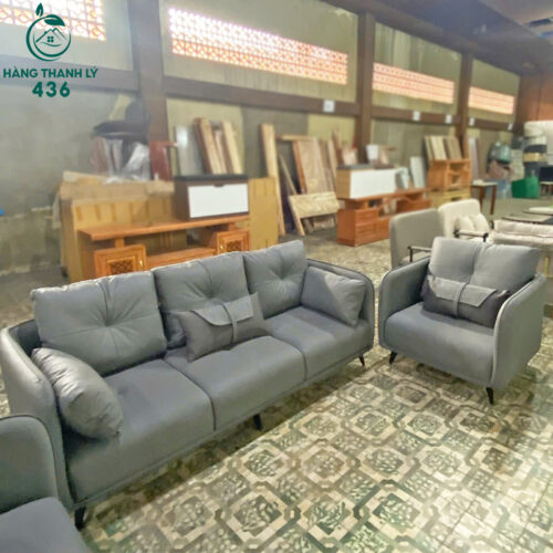 thanh ly bo sofa 3 mon mau xam sang trong moi 99 3