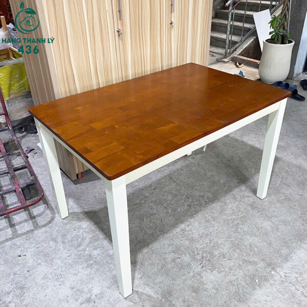 ban an cu 1m2x80cmx75cm mat go kem chan sat 3 1