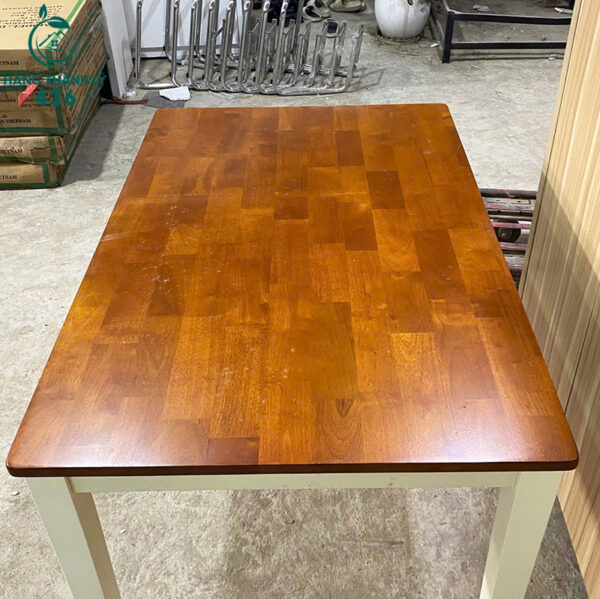 ban an cu 1m2x80cmx75cm mat go kem chan sat 5 1