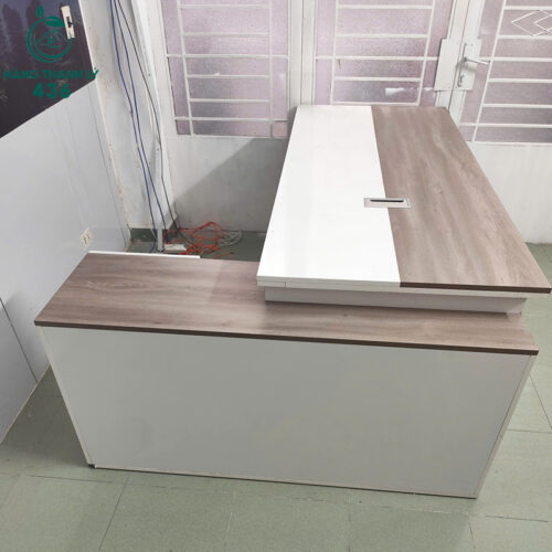 ban giam doc cu 1m95x1x4x80cm mat go ket hop trang 3