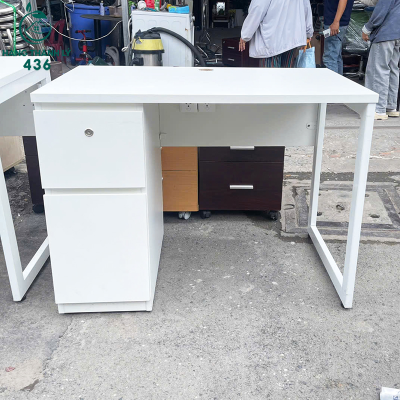Bàn Làm Việc Cũ Gỗ MDF Màu Trắng 1MX60CM ban-lam-viec-cu-go-mdf-mau-trang-1mx60cm-3 Bàn Làm Việc Cũ Gỗ MDF Màu Trắng 1MX60CM