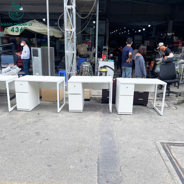 ban-lam-viec-cu-go-mdf-mau-trang-1mx60cm (4) Bàn Làm Việc Cũ Gỗ MDF Màu Trắng 1MX60CM