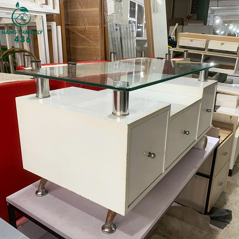 Bàn Sofa Màu Trắng 1MX50CMX50CM Cũ Mặt Kính ban-sofa-mau-trang-1mx50cmx50cm-cu-mat-kinh-2 Bàn Sofa Màu Trắng 1MX50CMX50CM Cũ Mặt Kính