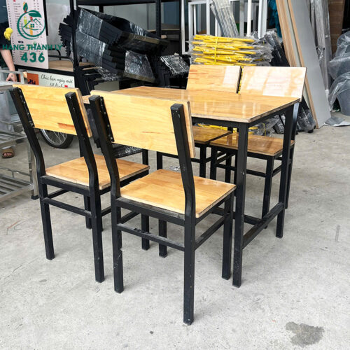 bo ban an cu 4 ghe khung sat chac chan 4